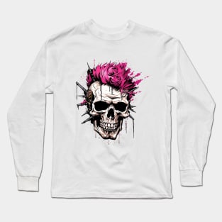 Punker Skull 2 Long Sleeve T-Shirt